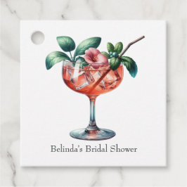 Fyll Baren Cocktail Gåvor Etiketter