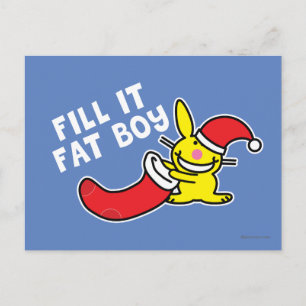 Fyll den Tjock Boy Vykort