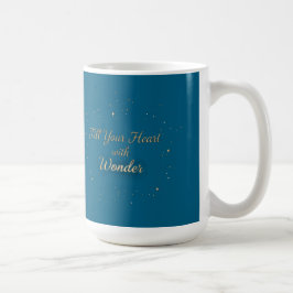 Fyll Ditt Hjärta Med Underbarhet Elegant Julmugg Kaffemugg