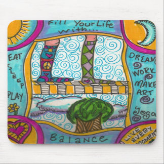 Fyll ditt liv med balanserar… mousepad musmatta