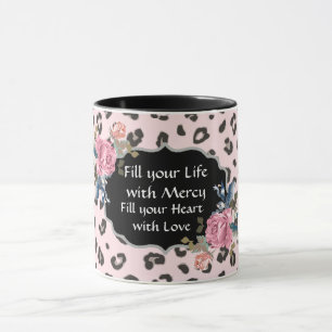 Fyll ditt liv med Mercy Animal Print Mugg