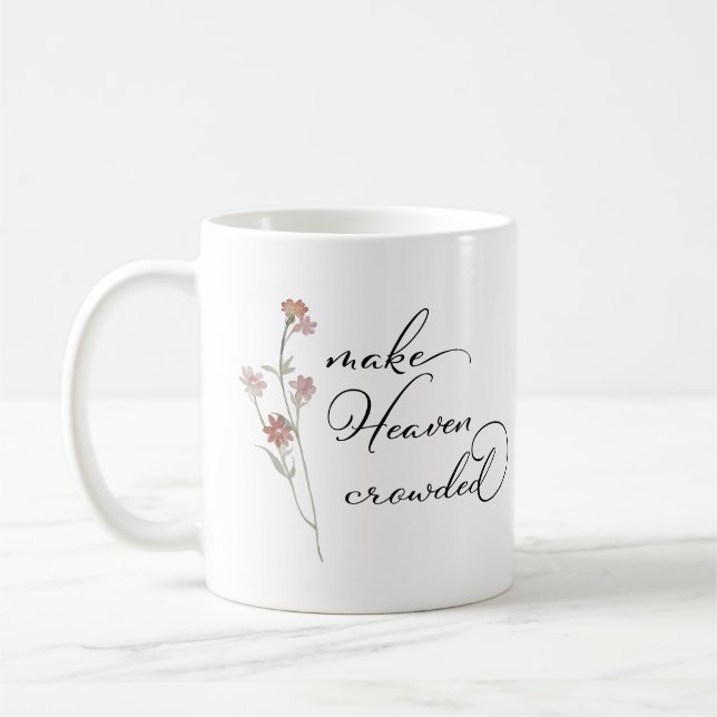 Fyll himlen med blommor kaffemugg (Vänster)