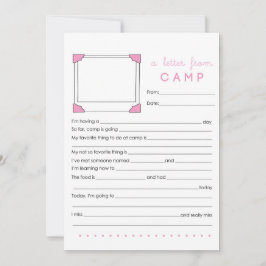 Fyll i Camp Stationery Anteckningskort