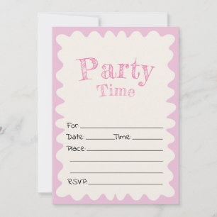 Fyll i inbjudan till tom födelsedag