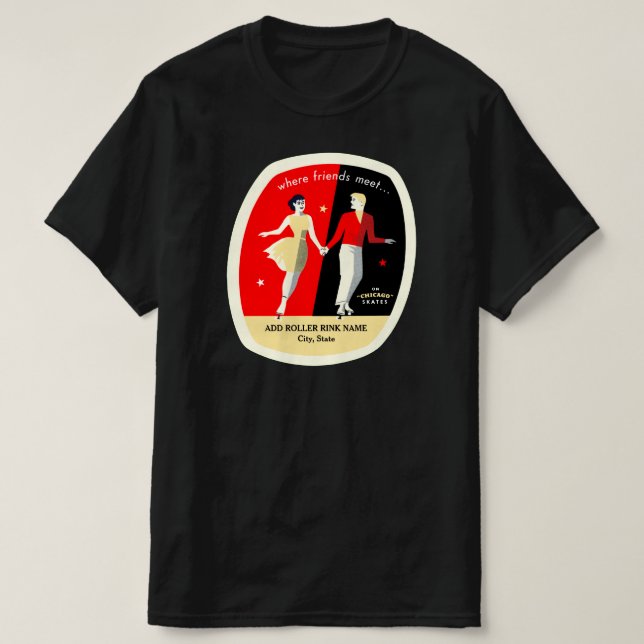 Fyll i Namn & City, ditt favoritroller T-shirt (Design framsida)