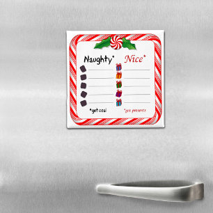 Fyll i tomrummet Magnet Naughty eller Nice