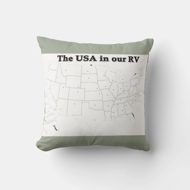 Fyll in stater kudde (Framsida)