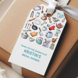 Fyll köket Modern Bröllsdusch  Presentetikett