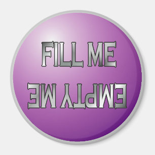 Fyll mig-Töm magnet för Lila diskmaskin