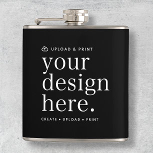 Fyll på 6 oz i din design fickplunta