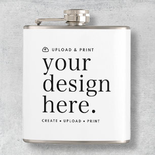 Fyll på 6 oz i din design fickplunta