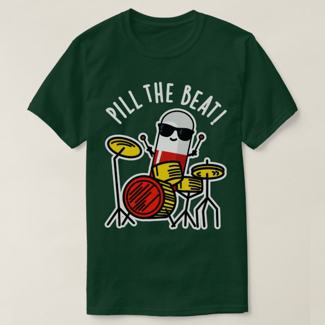 Fyll på den medicinska ljudet Pun T Shirt (Design framsida)