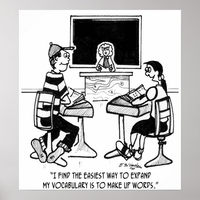 Fyll på Ord för att expandera ordförråd Poster (Framsidan)