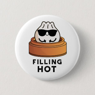 Fylla Hett Funny Dumpling Pun Knapp