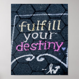 Fylla i ditt ödesdigra motiv Kärlek Poster