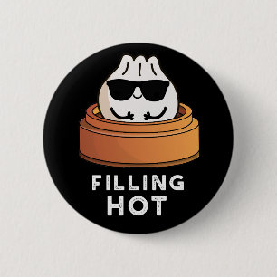 Fylla i Hett Funny Dumpling Pun-Mörk BG Knapp