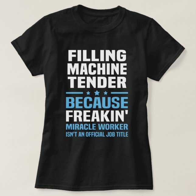 Fylla i Maskin T Shirt (Design framsida)
