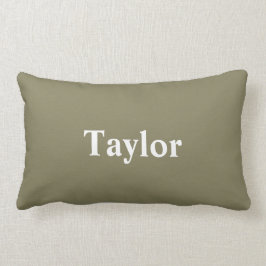 Fylla med anpassat namn lumbarkudde