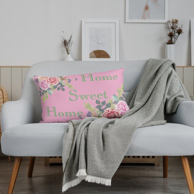 Fylla med blommigtens utformning prydnadskudde (Skapare uppladdad)