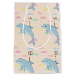 Fyllande delfiner som levererar Brev Illustration