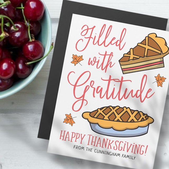 Fylld med Gratitude Happy thanksgiving Helgdag (Skapare uppladdad)