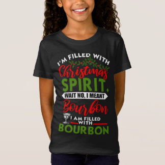 Fylld med julstämning Bourbon Funny Julafton Da T Shirt