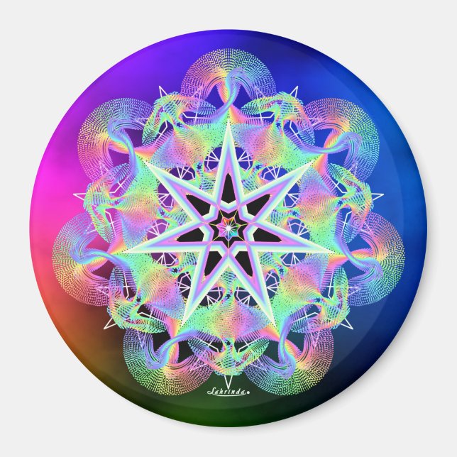 Fylld med ljus magnet (Framsidan)