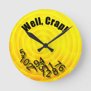 Fyllda siffror Rund klocka