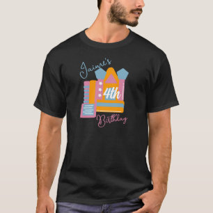 Fyllig Födelsedagsfest Färgglada Uppblåsbara T Shirt