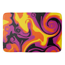 Fyllning - Orange, Svart, Rosa och Gult