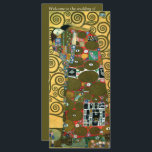 Fyllning (The Embrace) av Gustav Klimt<br><div class="desc">Enkel att anpassa Bröllopsprogrammen. Fyllning (The Embrace) (1909) av Gustav Klimt. En vintage Viktorian Era Symbolism bra konst kärlek och romantik porträtt, med ett ungt par kramande. Stoclet Frieze är en serie av tre mosaiker som beställts för matsalen i Palais Stoclet i Brussells. Om konstnären: Gustav Klimt (1862-1918) var en...</div>