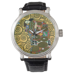 Fyllning (The Embrace) av Gustav Klimt Armbandsur