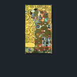 Fyllning (The Embrace) av Gustav Klimt Canvastryck<br><div class="desc">Fyllning (The Embrace) (1909) av Gustav Klimt. En vintage Viktorian Era Symbolism bra konst kärlek och romantik porträtt, med ett ungt par kramande. Stoclet Frieze är en serie av tre mosaiker som beställts för matsalen i Palais Stoclet i Brussells. Om konstnären: Gustav Klimt (1862-1918) var en österrikisk symbolmålare och en...</div>