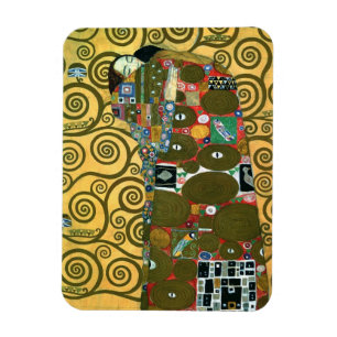 Fyllning (The Embrace) av Gustav Klimt Magnet
