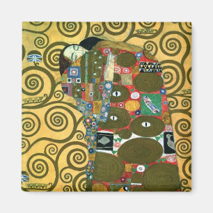 Fyllning (The Embrace) av Gustav Klimt Magnet