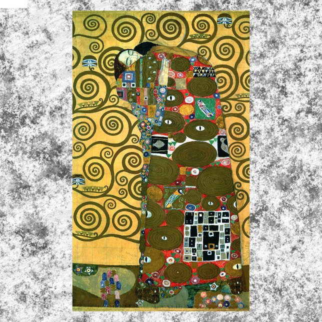 Fyllning (The Embrace) av Gustav Klimt Poster (Skapare uppladdad)
