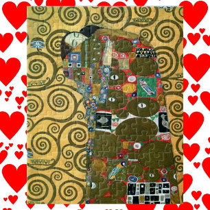 Fyllning (The Embrace) av Gustav Klimt Pussel