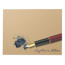 Fyllningspenna Fontän med Bläck fack - Antecknings Anteckningsblock