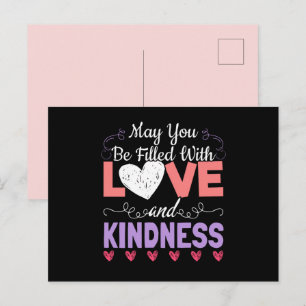 Fylls i med Kärlek och känslosamhet - Positivitet Vykort