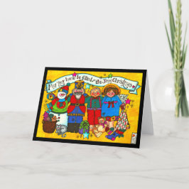 Fyllt med julkortets glädje kort