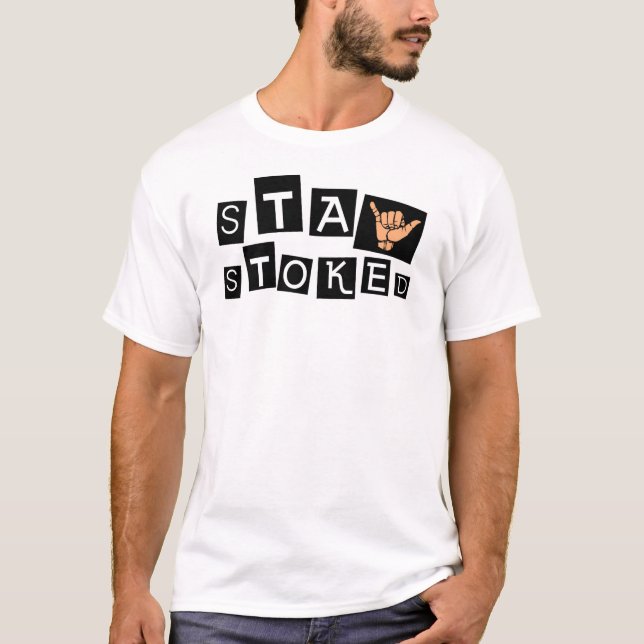 Fyllt på med bränsle stag t shirt (Framsida)