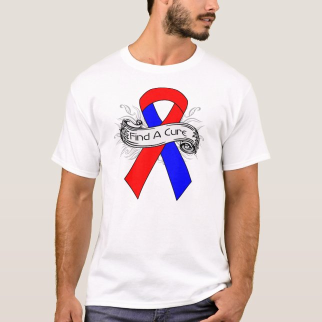 Fynd för Pulmonary Fibrosis ett botband Tee (Framsida)