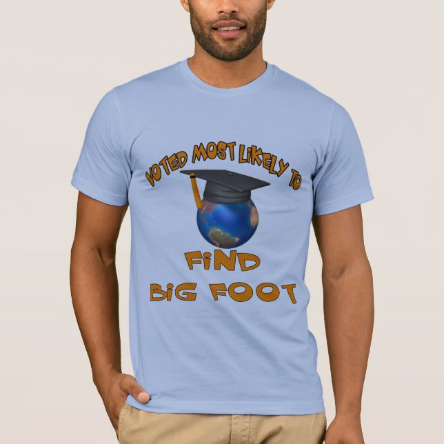 Fynd stor fot tee shirt (Framsida)