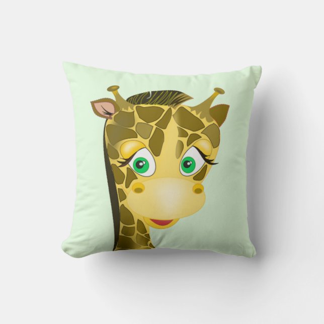 Fynny Giraffe Dekorativ kudde (Framsida)