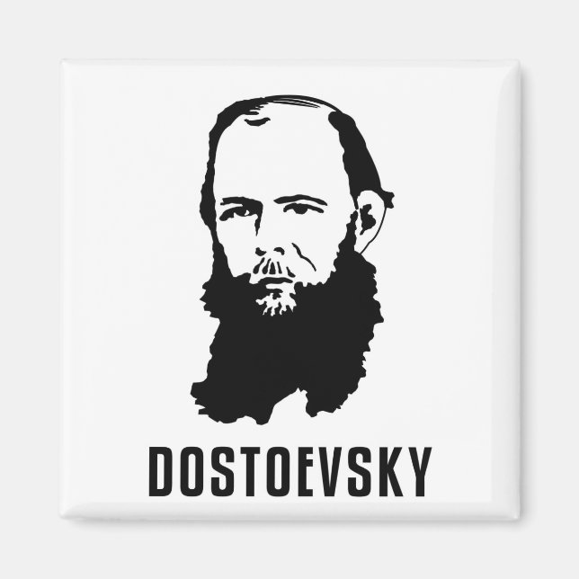 Fyodor Dosoevsky Magnet (Framsidan)