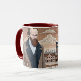 Fyodor Dostoevsky, att läsa Dostoyevsky är min hob Mugg