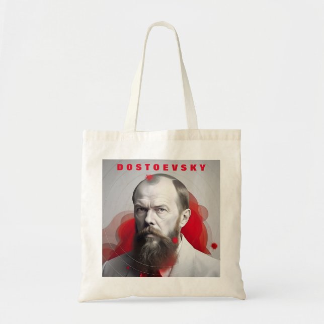 Fyodor Dostoevsky - citera om dumheter Tygkasse (Framsidan)