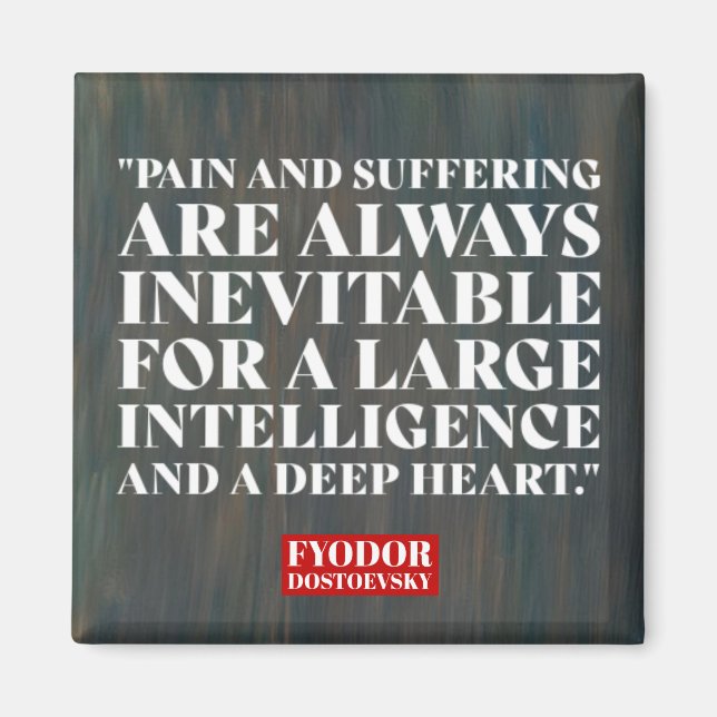 Fyodor Dostoevsky citerar ryska författare Magnet (Framsidan)