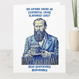 Fyodor Dostoevsky - Grattis på födelsedagen Kort