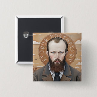Fyodor Dostoevsky, Saint Dostoyevsky porträtt Knapp